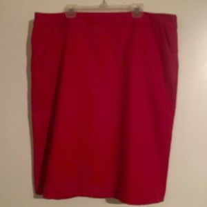 George red pencil skirt